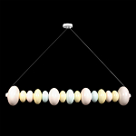 Подвесной светильник светодиодный горизонтальный в виде ожерелья из пастельных сфер Pastel Lunaria Horizon  варинант исполнения - 1 | Loft Concept в Липецке