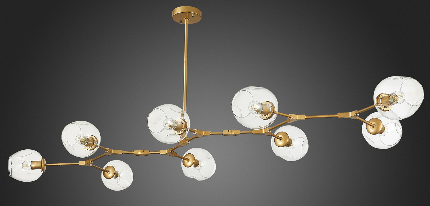 Люстра Branching Bubble Chandelier 9 gold Люстра Branching Bubble Chandelier 9 gold - Loft-Concept в Липецке