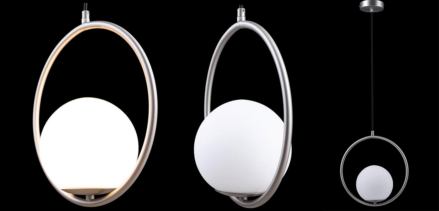 Подвесной светильник B.LUX C Ball circle nickel Подвесной светильник B.LUX C Ball circle nickel - Loft-Concept в Липецке