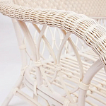 Комплект уличной мебели из ротанга Eloise белый варинант исполнения - 4 | Loft Concept в Липецке