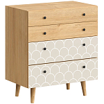 Комод с принтом на ящиках Elise Chest of Drawers варинант исполнения - 15 | Loft Concept в Липецке