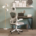 Кресло для компьютерного стола Easement Grey&White варинант исполнения - 10 | Loft Concept в Липецке