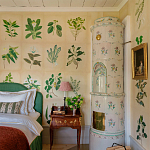 Обои ручная роспись Botanical Studies Linnaeus colourway варинант исполнения - 6 | Loft Concept в Липецке