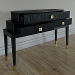 Премиальная Консоль с тремя ящиками Elsa Dreams Black варинант исполнения - 2 | Loft Concept в Липецке