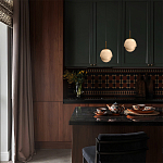 Подвесной светильник из белого алебастра Cryptocrystalline Stone варинант исполнения - 8 | Loft Concept в Липецке