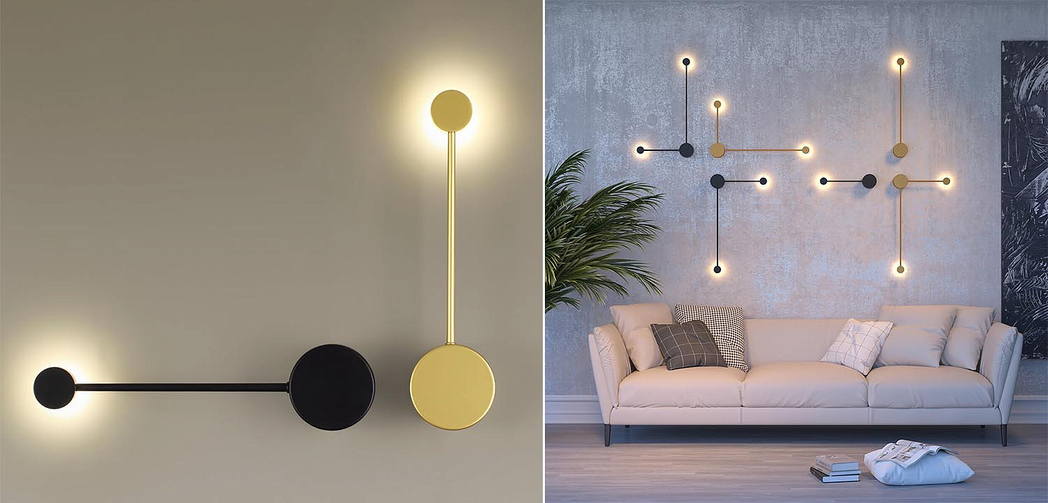 Бра Pin Wall Light Gold 40 Бра Pin Wall Light Gold 40 - Loft-Concept в Липецке
