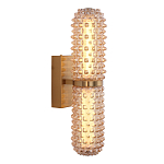 Бра с факутрным стеклянным плафоном Шампань Sonora варинант исполнения - 1 | Loft Concept в Липецке