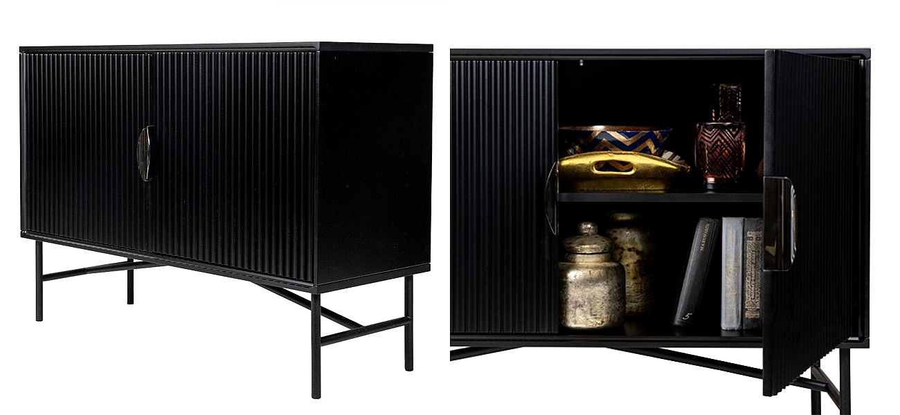 Комод Antique Order Черный 110 см Комод Antique Order Черный 110 см - Loft-Concept в Липецке