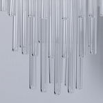 Бра с круглым основанием и длинными прозрачныи стеклянными трубками Nembus варинант исполнения - 7 | Loft Concept в Липецке