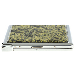 Портсигар на 10 сигарет с газовой зажигалкой из натурального камня Змеевик Светлый Stone Cigarettes Cases варинант исполнения - 5 | Loft Concept в Липецке