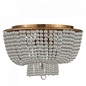 Люстра JACQUELINE CLEAR FLUSH-MOUNT