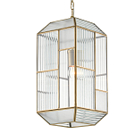 Подвесной светильник с рельефным стеклом Embossed Glass варинант исполнения - 2 | Loft Concept в Липецке