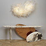 Консоль в виде овальных элементов Jinye console варинант исполнения - 3 | Loft Concept в Липецке