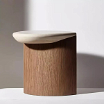 Дизайнерский журнальный стол полукруглой формы Pokun варинант исполнения - 2 | Loft Concept в Липецке