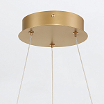 Люстра золотого цвета с 2-мя светодиодными кольцами Eurofase варинант исполнения - 4 | Loft Concept в Липецке