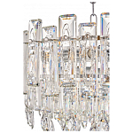 Круглая люстра с хрустальными подвесками на серебряном каркасе Gorgeous Crystal Light варинант исполнения - 11 | Loft Concept в Липецке