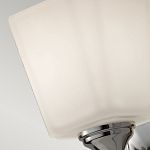 Бра для ванных комнат с белым матовым плафоном квадратной формы на основании цвета хром Feiss варинант исполнения - 5 | Loft Concept в Липецке