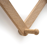 Настенная деревянная раздвижная вешалка Larson Wood Hanger варинант исполнения - 4 | Loft Concept в Липецке