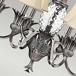 Люстра с 7-ю кремовыми текстильными абажурами Hinkley варинант исполнения - 6 | Loft Concept в Липецке