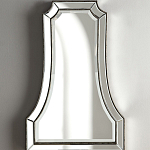 Зеркало в серебристой фигурной раме Silver Reflection варинант исполнения - 3 | Loft Concept в Липецке