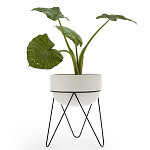 Кашпо Elevated Planters Luna 54 белое варинант исполнения - 2 | Loft Concept в Липецке