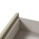 Консоль прямоугольная на золотом каркасе с 2-мя ящиками Warwick варинант исполнения - 1 | Loft Concept в Липецке