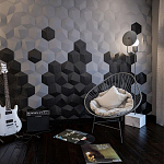 Гипсовая 3D панель с принтографией PM-30 варинант исполнения - 7 | Loft Concept в Липецке