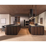 Кухонный гарнитур из массива дерева и камня HI-LINE 6 FRAME DOOR Dada Engenereed Kitchen варинант исполнения - 4 | Loft Concept в Липецке