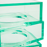 Стол журнальный в форме кубов Acrylic Furniture Lumina Mint Breeze варинант исполнения - 3 | Loft Concept в Липецке