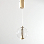 Подвесной светильник с плафоном в форме шара Inner Gleam Orb gold варинант исполнения - 5 | Loft Concept в Липецке