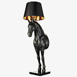 Horse Statue Floor Lamp Большой светильник Черная Лошадь варинант исполнения - 6 | Loft Concept в Липецке