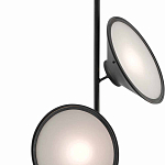 Торшер черный с 2-мя большими лампами Black Diffusers варинант исполнения - 1 | Loft Concept в Липецке