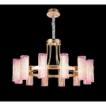 Люстра круглая с текстурными цилиндрическими плафонами Glimpse варинант исполнения - 4 | Loft Concept в Липецке