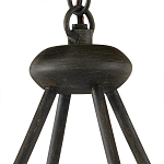 Люстра круглая с литыми стеклянными дисками Olympe Glass Chandelier варинант исполнения - 3 | Loft Concept в Липецке