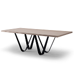 Стол обеденный на изогнутых ножках Consonance варинант исполнения - 1 | Loft Concept в Липецке