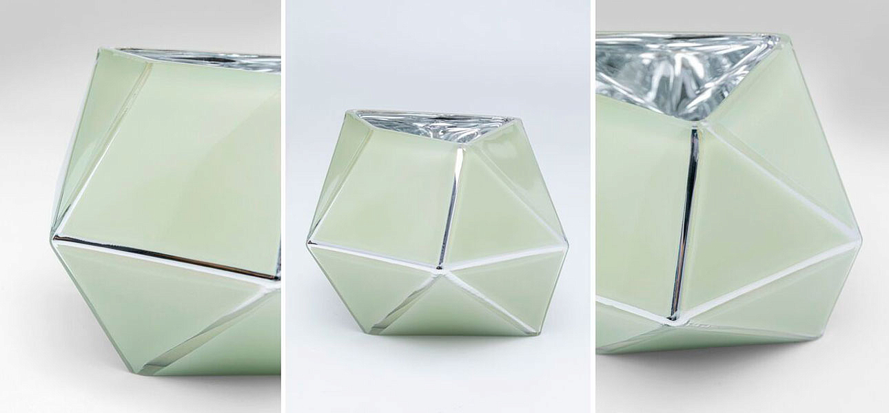 Ваза серая Geometric projection Ваза серая Geometric projection - Loft-Concept в Липецке