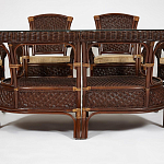 Комплект обеденный из ротанга Eloise grand варинант исполнения - 11 | Loft Concept в Липецке