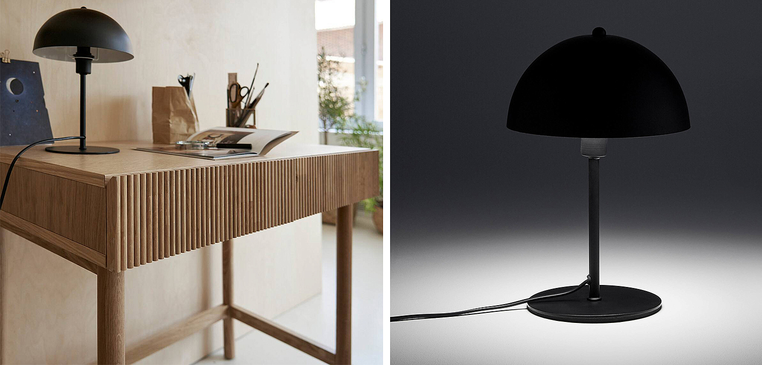 Настольная лампа Umbel Table Lamp Black Настольная лампа Umbel Table Lamp Black - Loft-Concept в Липецке