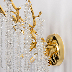 Бра золотого цвета с ветвями и хрустальными подвесками FAIRYTREE Light варинант исполнения - 7 | Loft Concept в Липецке