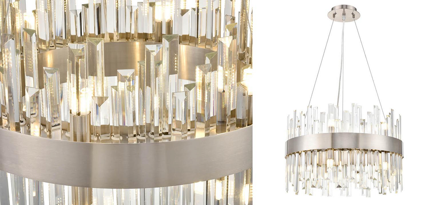 Люстра Cramer Chandelier 50 satin nickel Люстра Cramer Chandelier 50 satin nickel - Loft-Concept в Липецке