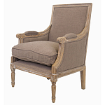 Кресло William Classical Armchair brown flax варинант исполнения - 3 | Loft Concept в Липецке