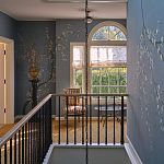 Обои ручная роспись Nara Original colourway on Summer Sky slub silk варинант исполнения - 2 | Loft Concept в Липецке