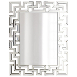 Зеркало прямоугольное в зеркальной раме Intersection