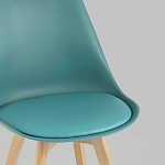 Стул с основой из пластика и мягким сиденьем Arvika Azure варинант исполнения - 7 | Loft Concept в Липецке