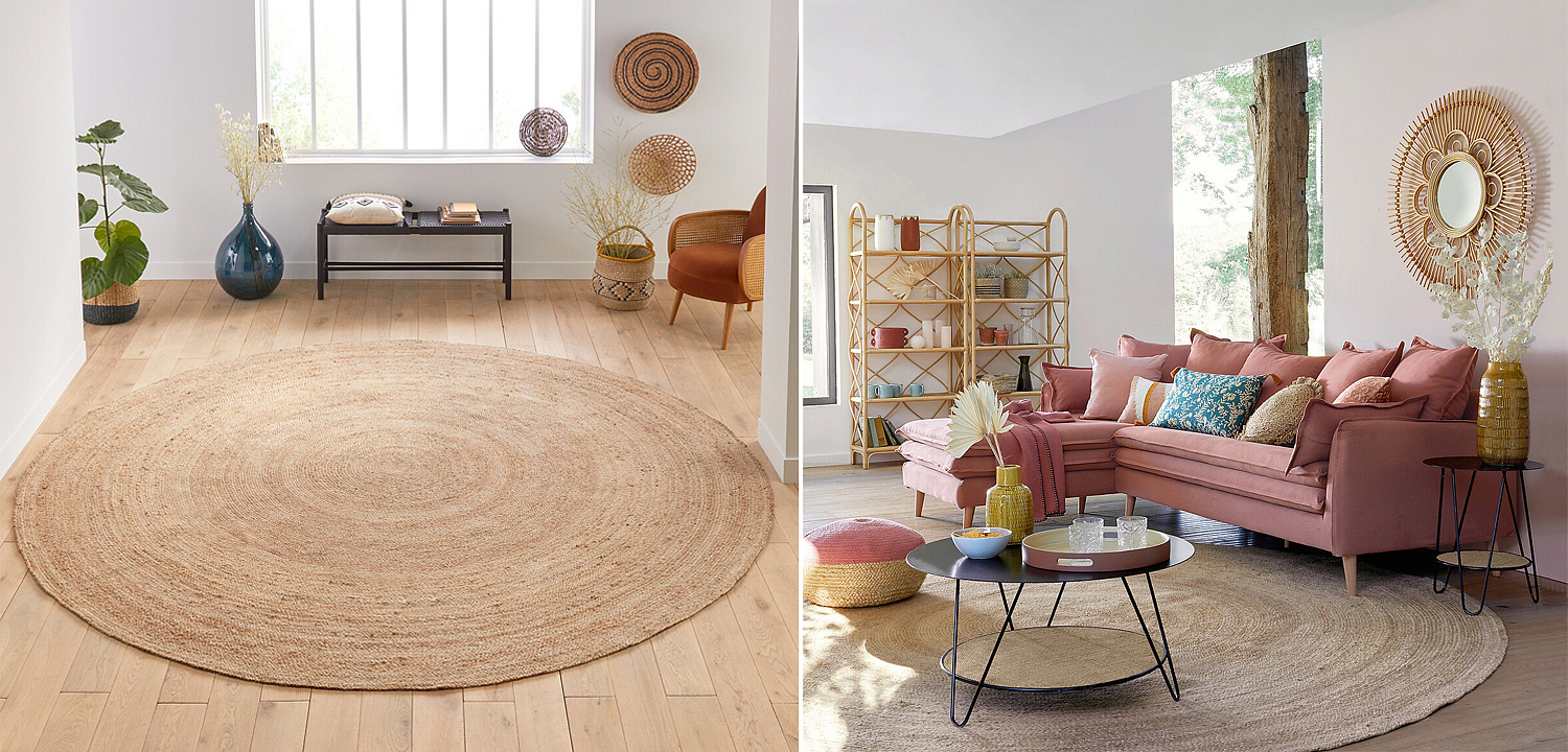 Ковер Round Carpet 100% джут Ковер Round Carpet 100% джут - Loft-Concept в Липецке