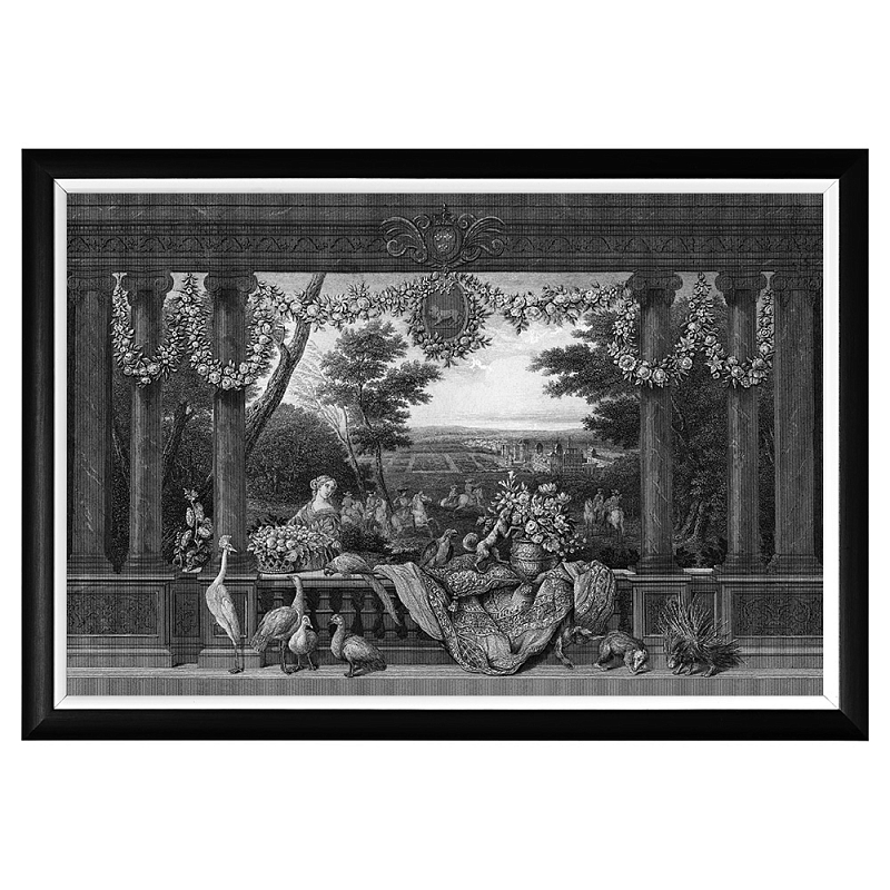Постер Vincennes Poster Черный Белый Постер Vincennes Poster Черный Белый в Липецке | Loft Concept