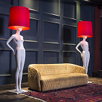 Лампа MANNEQUIN LAMP с абажуром созерцание силуэта варинант исполнения - 2 | Loft Concept в Липецке