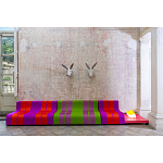 Дизайнерское кресло зеленое Poltronova Sofo Verosa Green Pink Armchair варинант исполнения - 6 | Loft Concept в Липецке