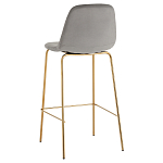 Барный стул на золотистых ножках VENDRAMIN Grey варинант исполнения - 4 | Loft Concept в Липецке