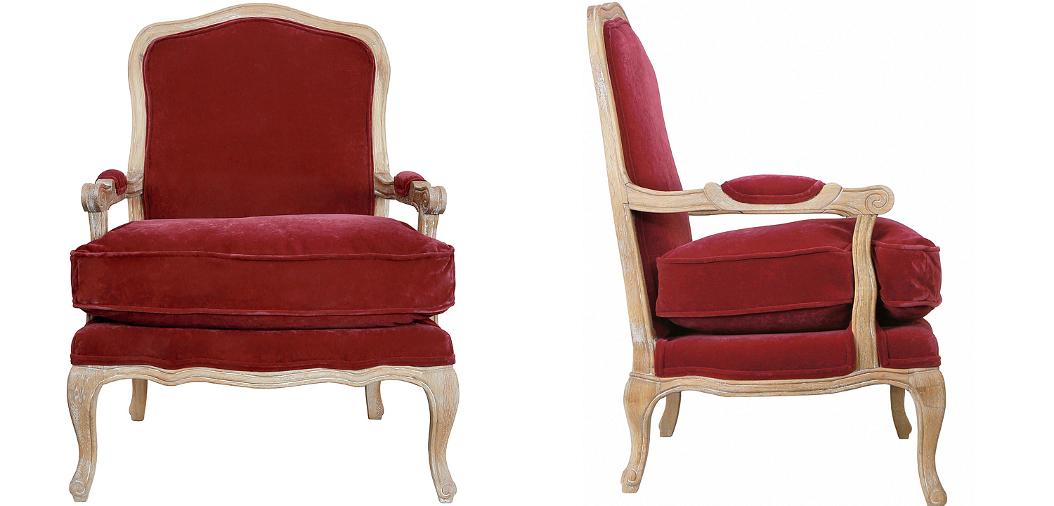 Кресло Joseph Chair burgundy Кресло Joseph Chair burgundy - Loft-Concept в Липецке